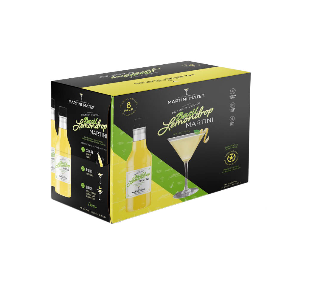 Basil Lemondrop Martini 8pack